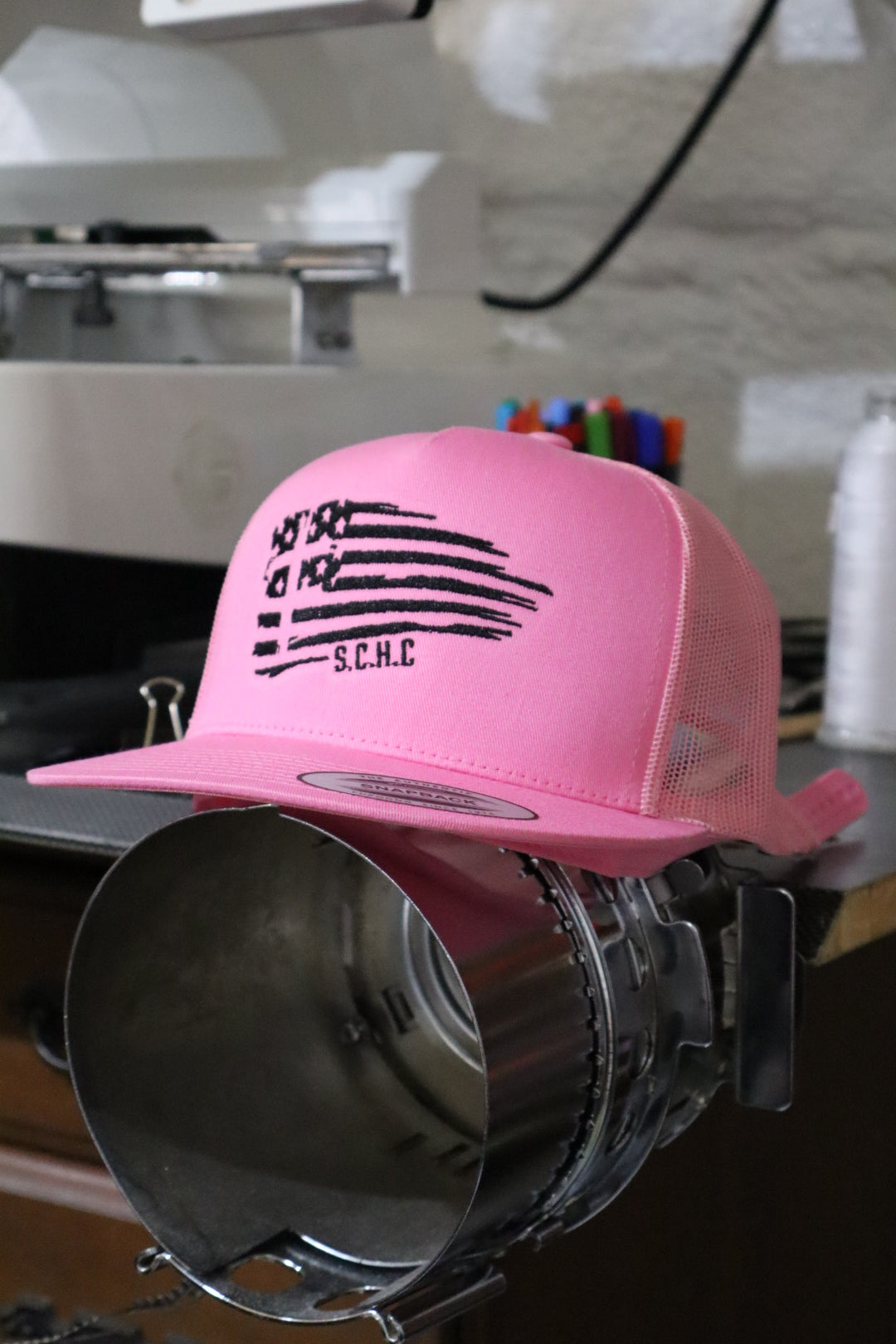 “American Savior” - Pink & Black