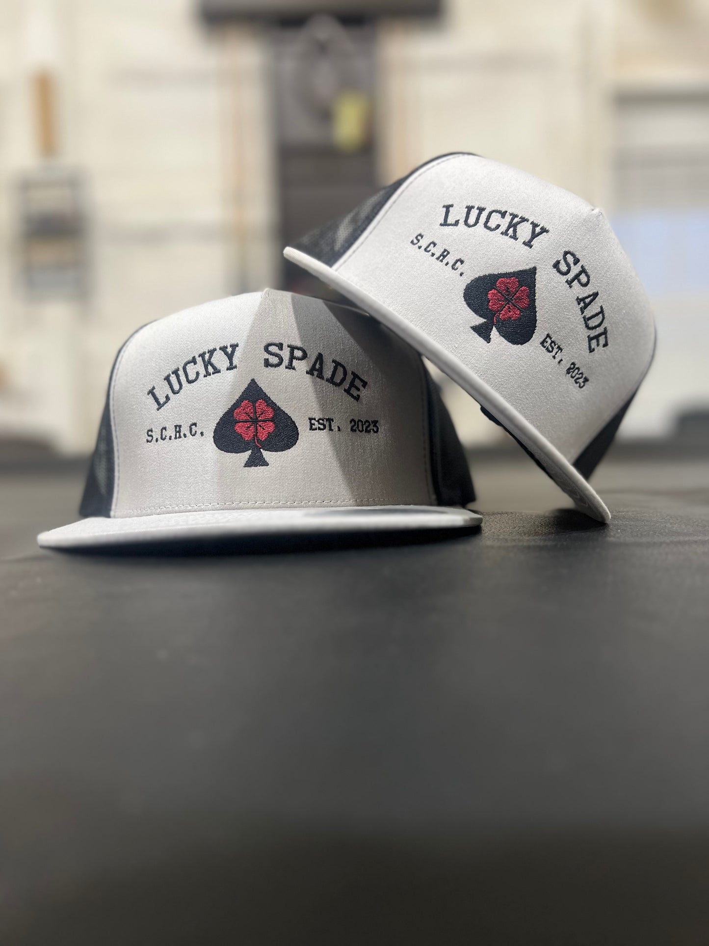 Lucky Spade Silver/Black