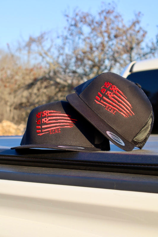 “American Savior” - Black & Red