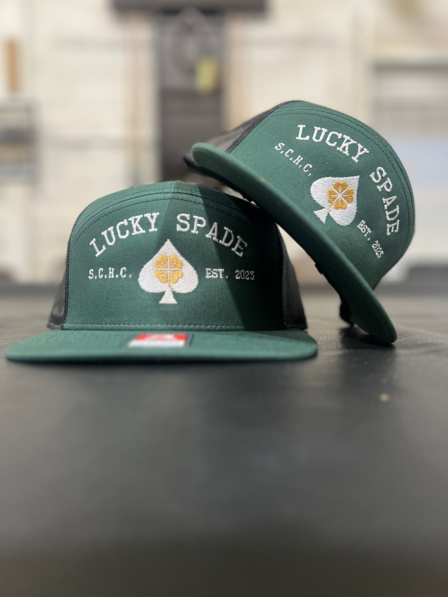Lucky Spade Green/Black